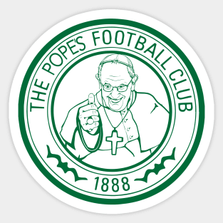 The Popes Football Club Glasgow Celtic FC Sticker